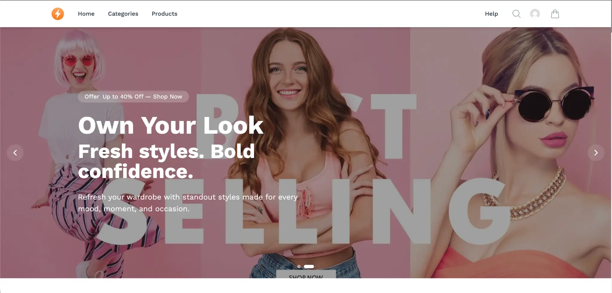 Pasalify hosted customer storefront preview